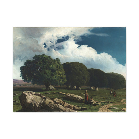 "Oaks Landscape" by Baldomer Galofre -- Matte Canvas, Stretched, 1.25"