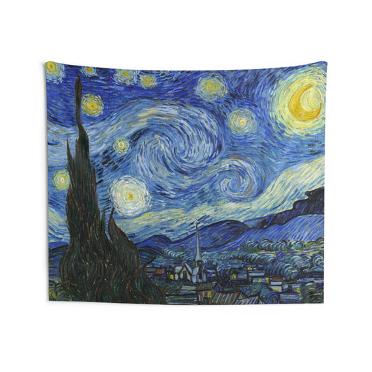 "The Starry Night" by Vincent van Gogh -- Indoor Wall Tapestry