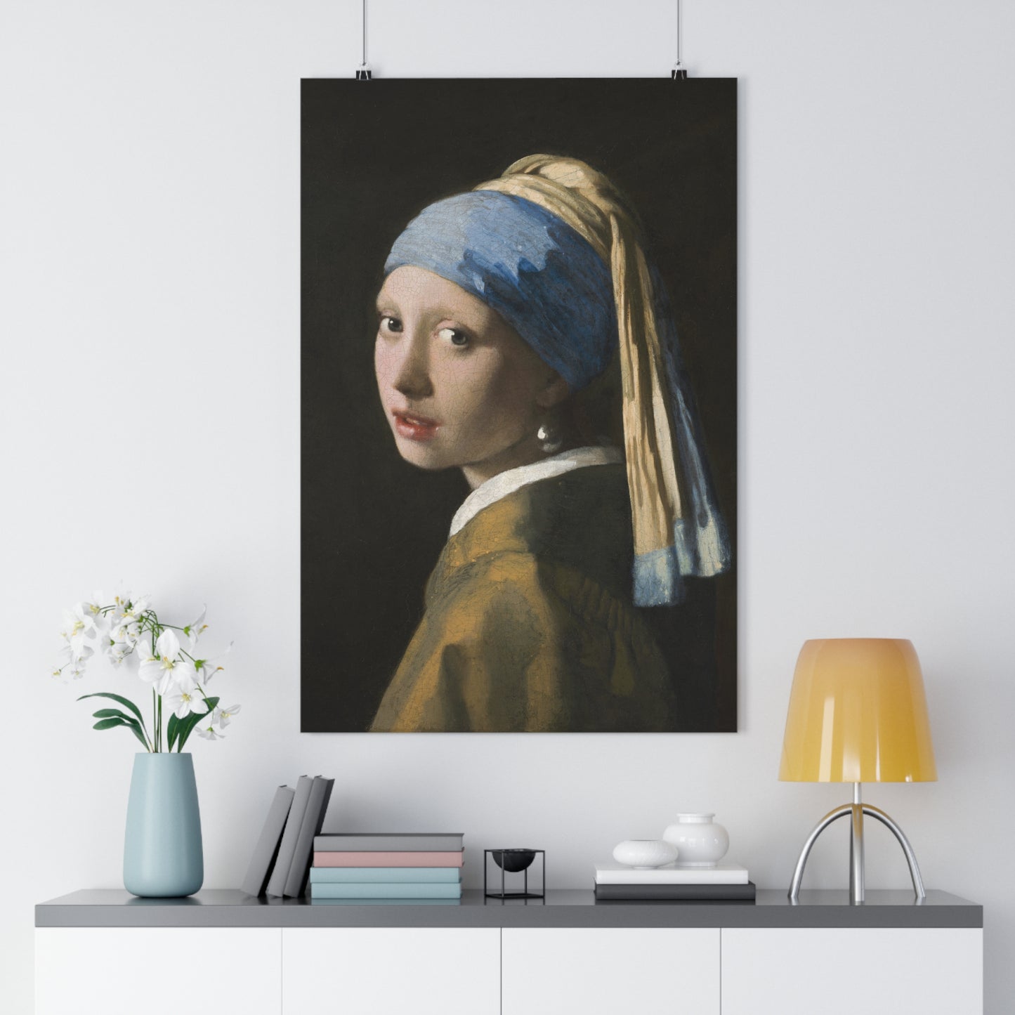 "Girl with a Pearl Earring" by Johannes Vermeer -- Giclée Art Print