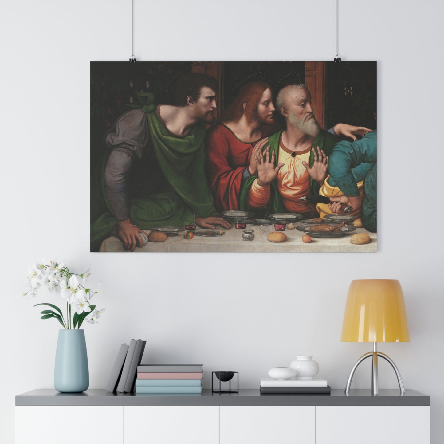 Saint Bartholomew, Saint James son of Alphaeus and Saint Andrew: Detail from "The Last Supper," by Giampietrino & Boltraffio -- Giclée Art Print