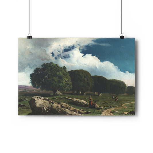 "Oaks Landscape" by Baldomer Galofre -- Giclée Art Print