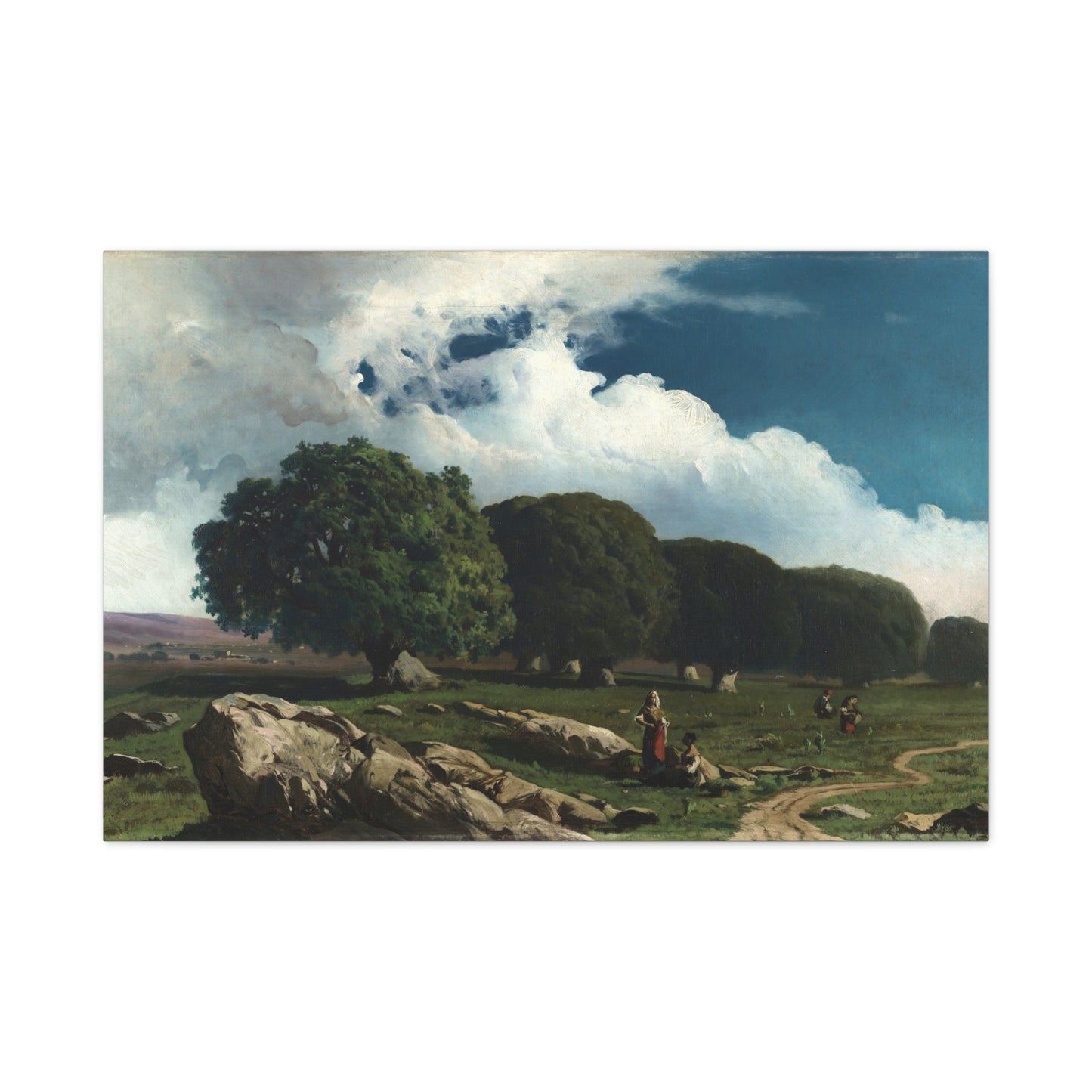 "Oaks Landscape" by Baldomer Galofre -- Matte Canvas, Stretched, 1.25"