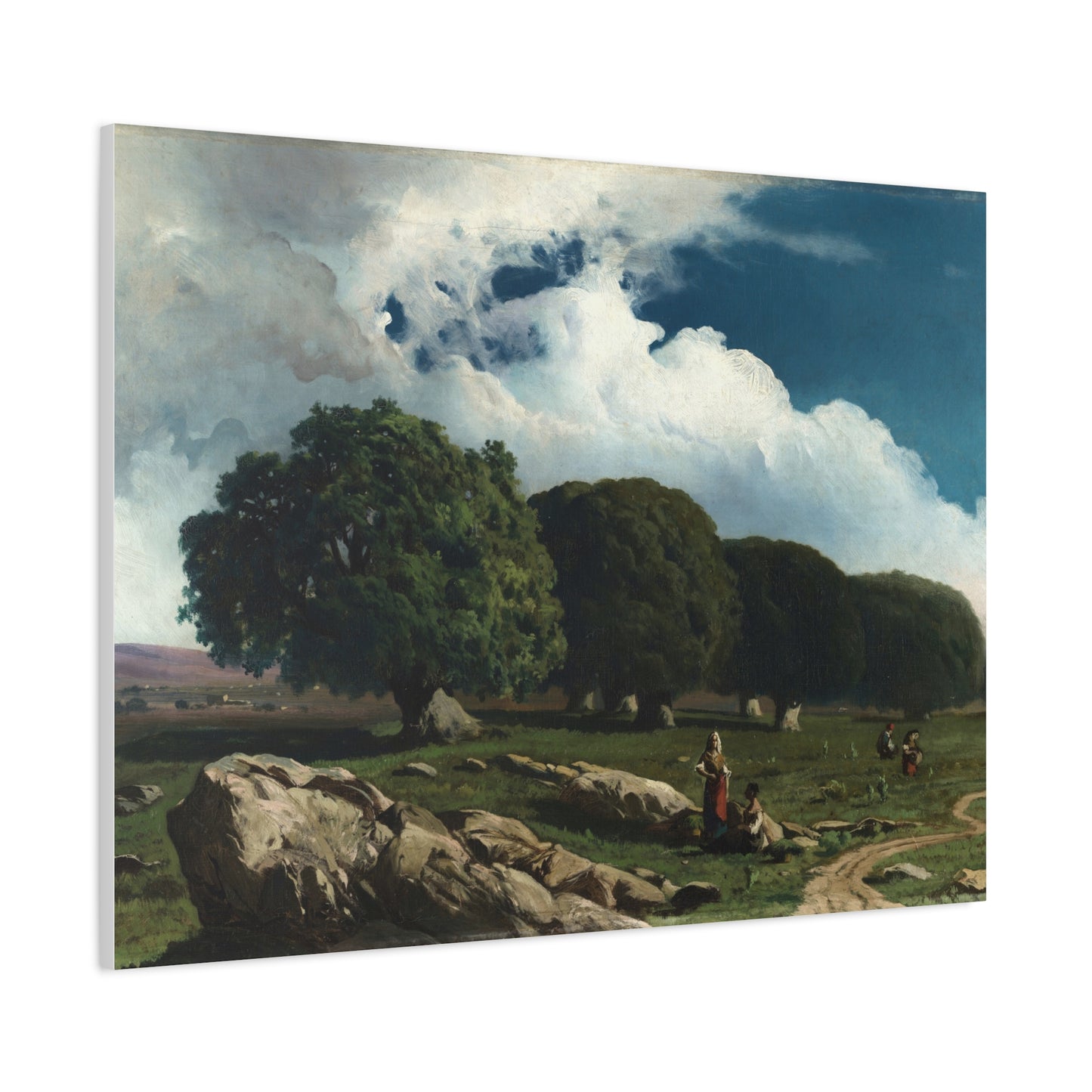 "Oaks Landscape" by Baldomer Galofre -- Matte Canvas, Stretched, 1.25"