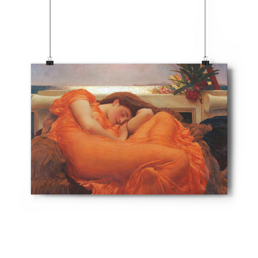 Detail of "Flaming June" by Frederic Leighton -- Giclée Art Print