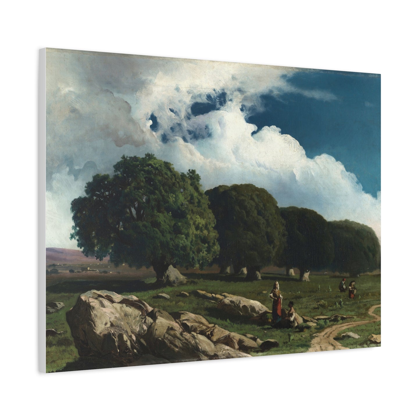 "Oaks Landscape" by Baldomer Galofre -- Matte Canvas, Stretched, 1.25"