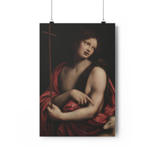 "Saint John the Baptist" by Giampietrino -- Giclée Art Print