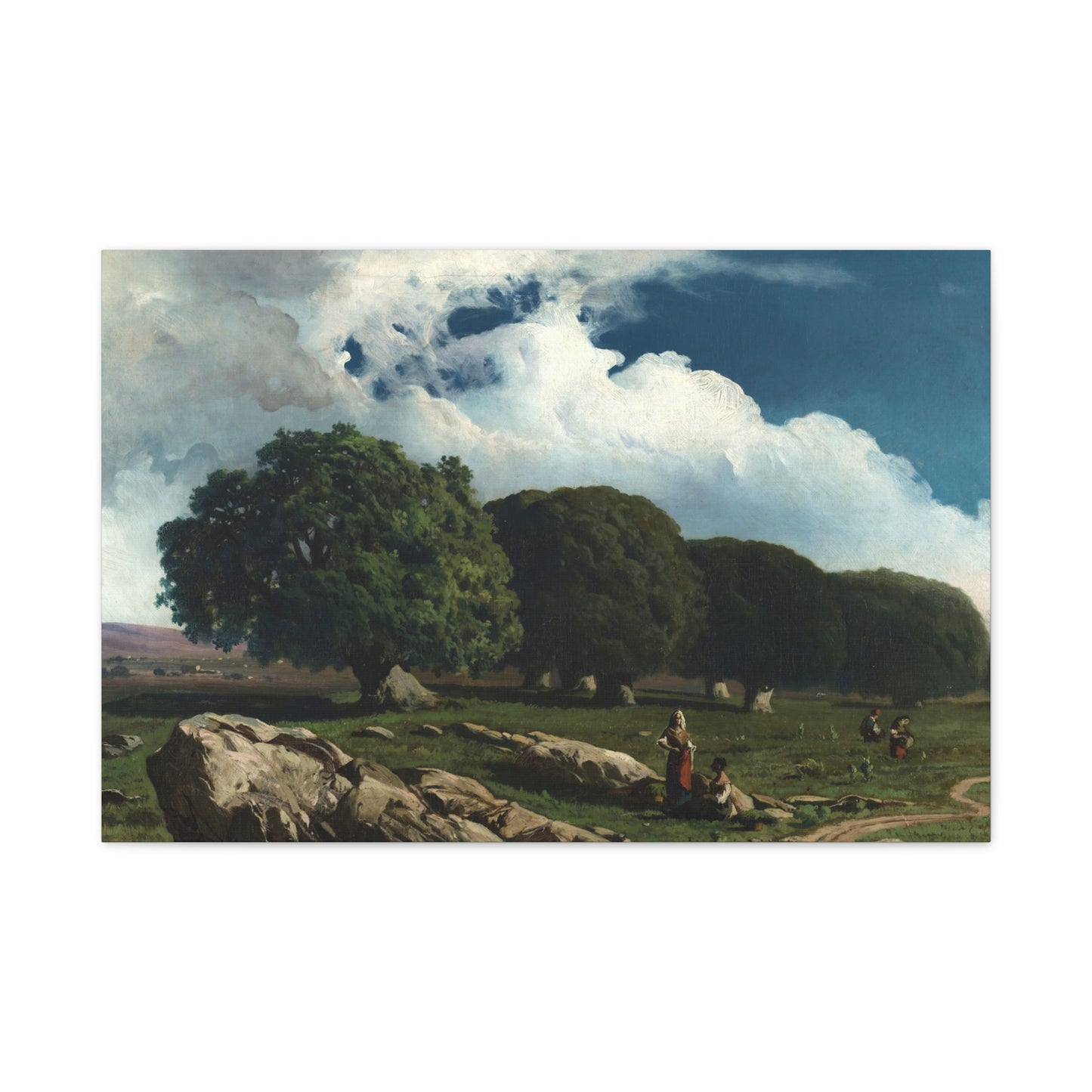 "Oaks Landscape" by Baldomer Galofre -- Matte Canvas, Stretched, 1.25"