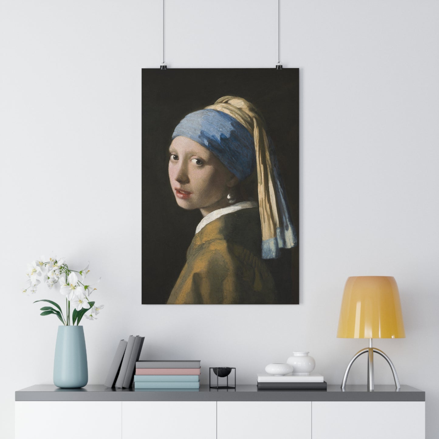 "Girl with a Pearl Earring" by Johannes Vermeer -- Giclée Art Print