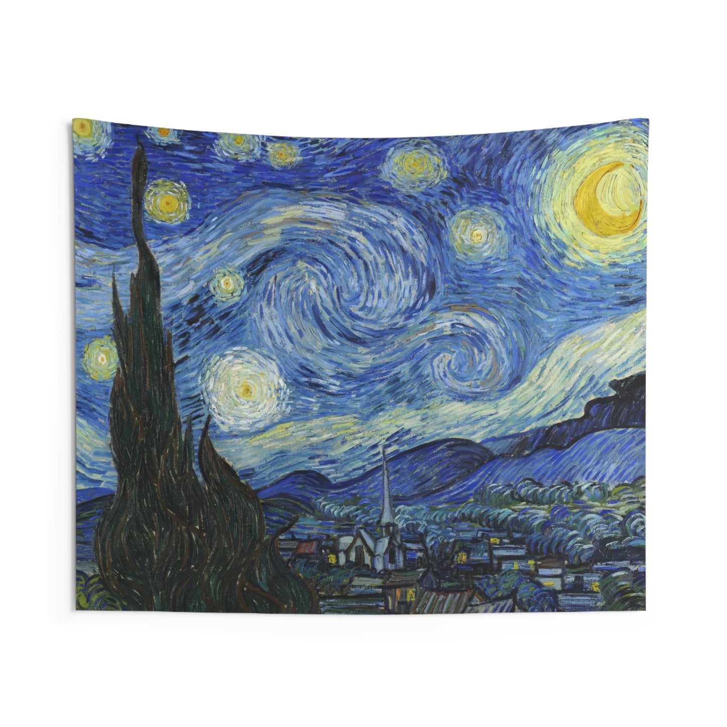 "The Starry Night" by Vincent van Gogh -- Indoor Wall Tapestry