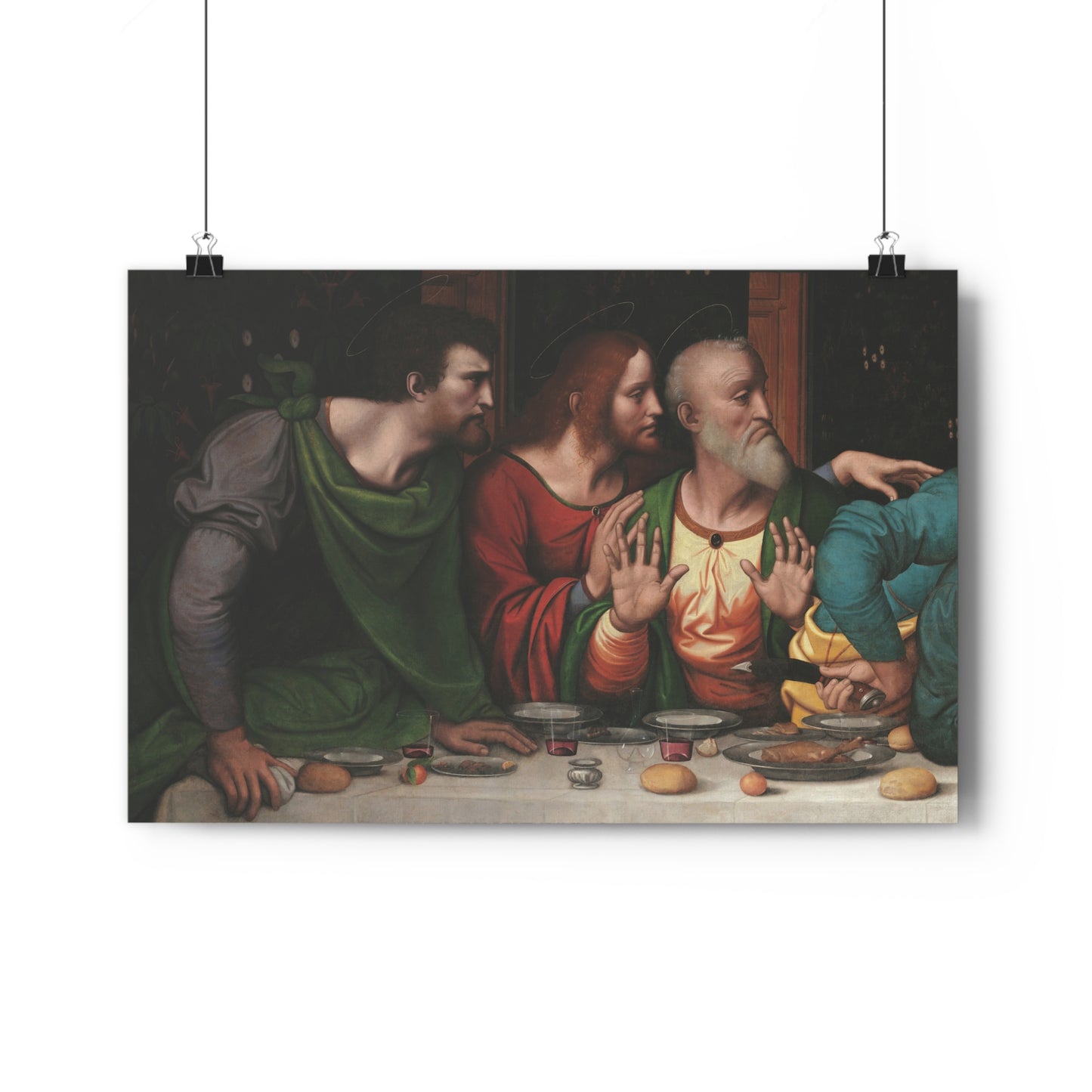 Saint Bartholomew, Saint James son of Alphaeus and Saint Andrew: Detail from "The Last Supper," by Giampietrino & Boltraffio -- Giclée Art Print