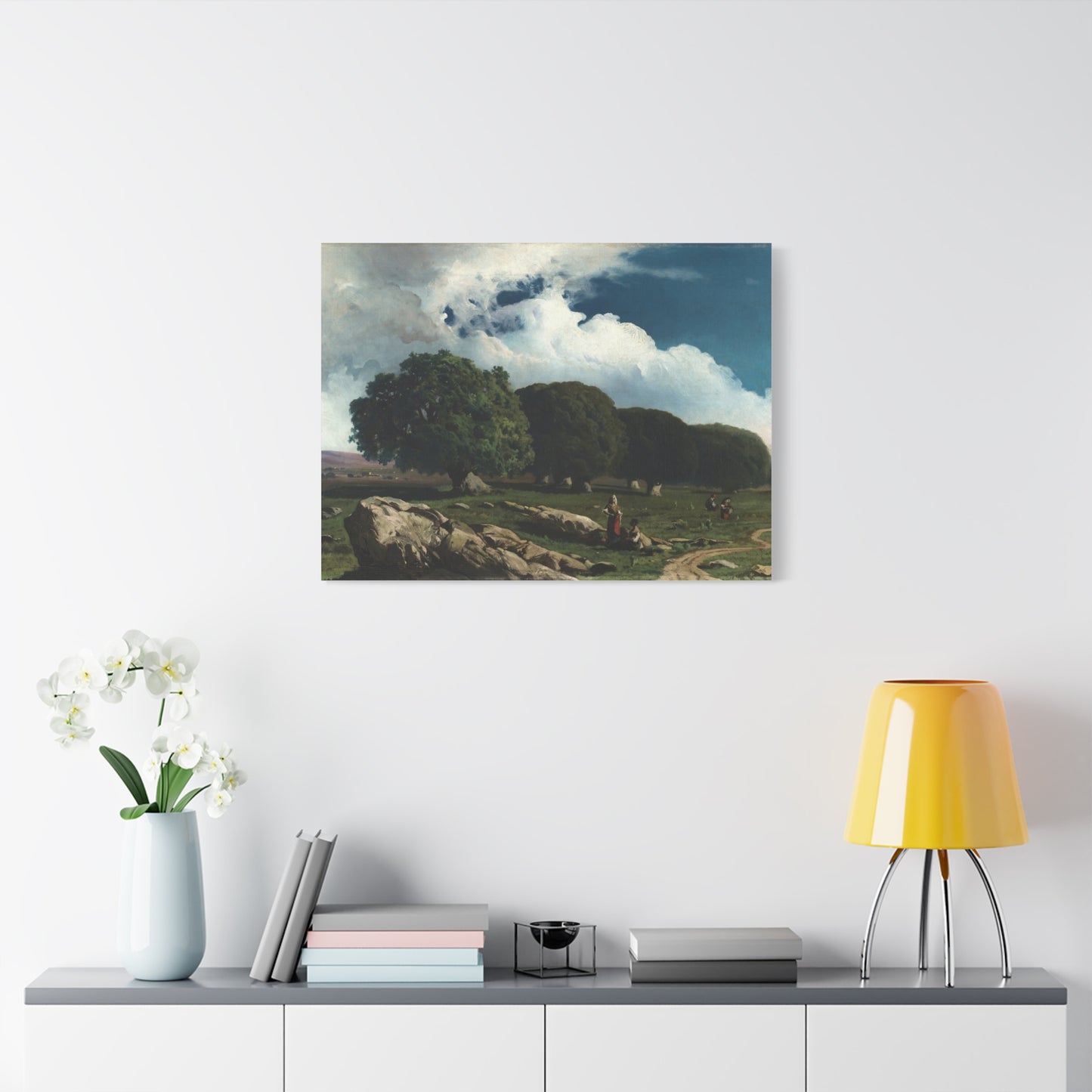 "Oaks Landscape" by Baldomer Galofre -- Matte Canvas, Stretched, 1.25"