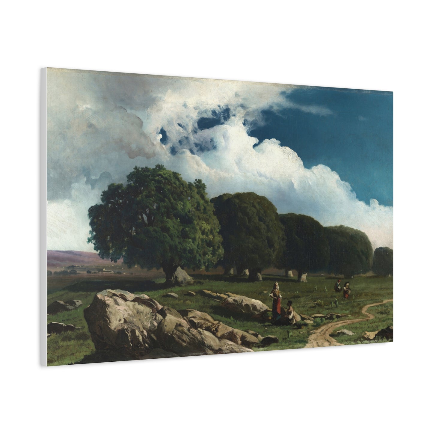 "Oaks Landscape" by Baldomer Galofre -- Matte Canvas, Stretched, 1.25"