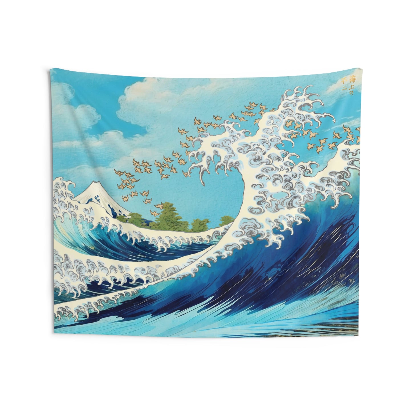 "Fuji at Sea" by Katsushika Hokusai -- Indoor Wall Tapestry