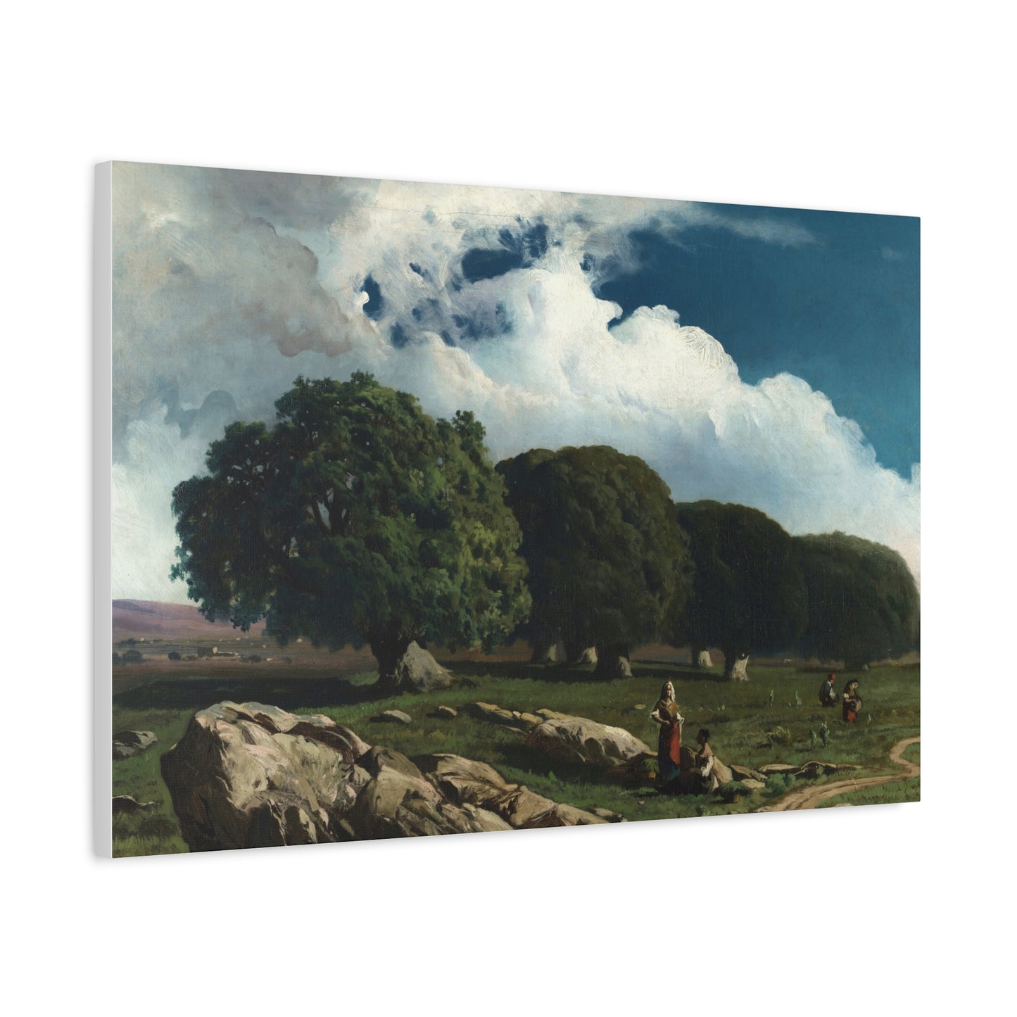 "Oaks Landscape" by Baldomer Galofre -- Matte Canvas, Stretched, 1.25"