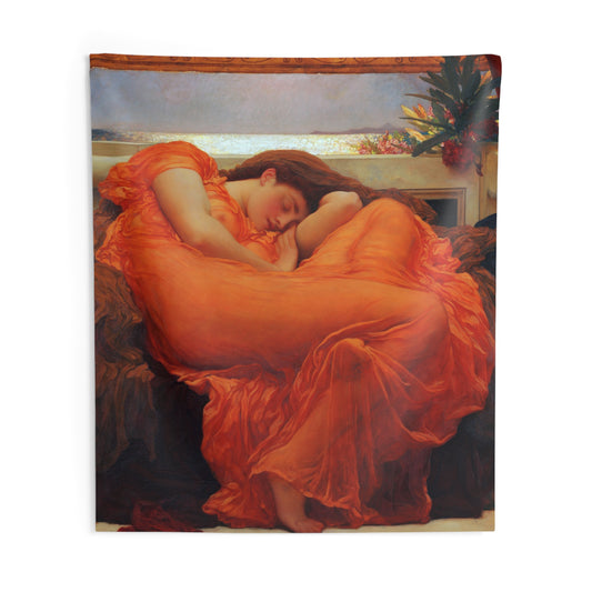 "Flaming June" by Frederic Leighton -- Indoor Wall Tapestry